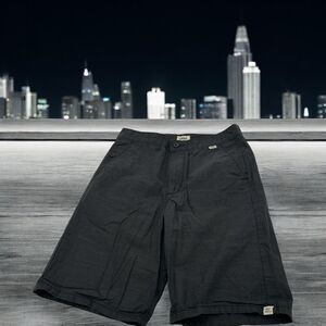 Vans Off The Wall Youth Shorts Size 18 Black/Gray